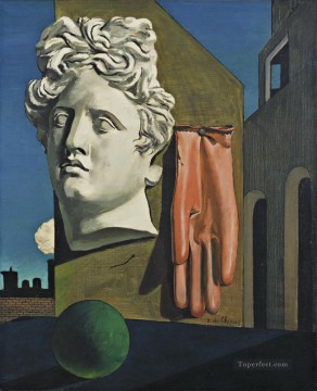 Abstracto famoso Painting - La canción de amor Giorgio de Chirico Surrealismo